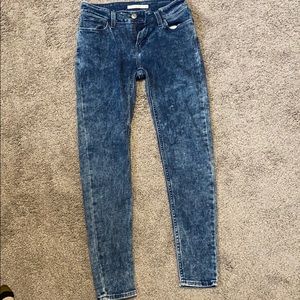 Acid Wash Levi Jeans